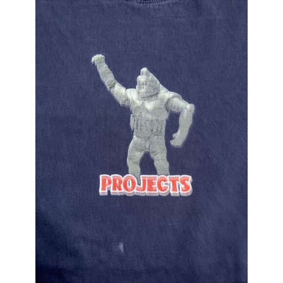 Brooklyn Projects Graphic T-Shirt Blue Men’s XL 25x29 Skateboarding Streetwear - Picture 2 of 4